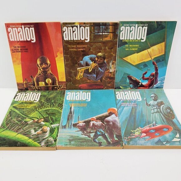 Analog Science Fiction Fact Magazines Full Complete Year 1966 12 Issues Sci-Fi - Picture 4 of 15